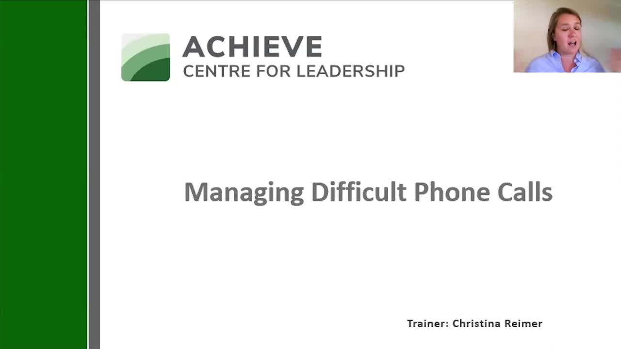  Managing Difficult Phone Calls Book Cover