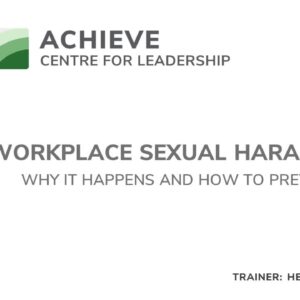 Workplace Sexual Harassment-Why it Happens and How to Prevent It webinar image