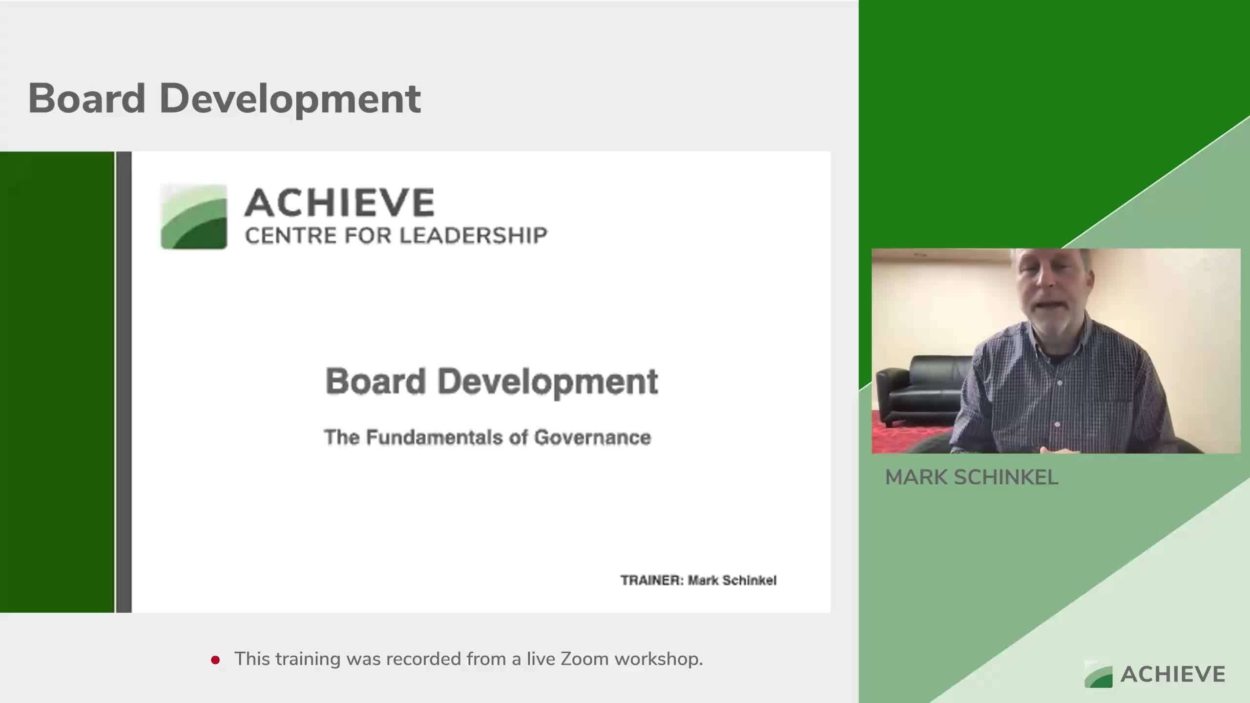Board Development Training Part 1 of 1 Book Cover