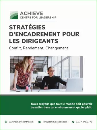  Coaching Strategies for Leaders [French Version] Book Cover