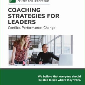 Image of manual cover for Coaching Strategies for Leaders workshop