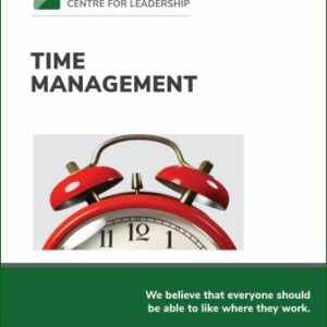 Manual cover for Time Management workshop