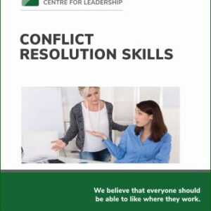 Image of manual cover for Conflict Resolution Skills workshop