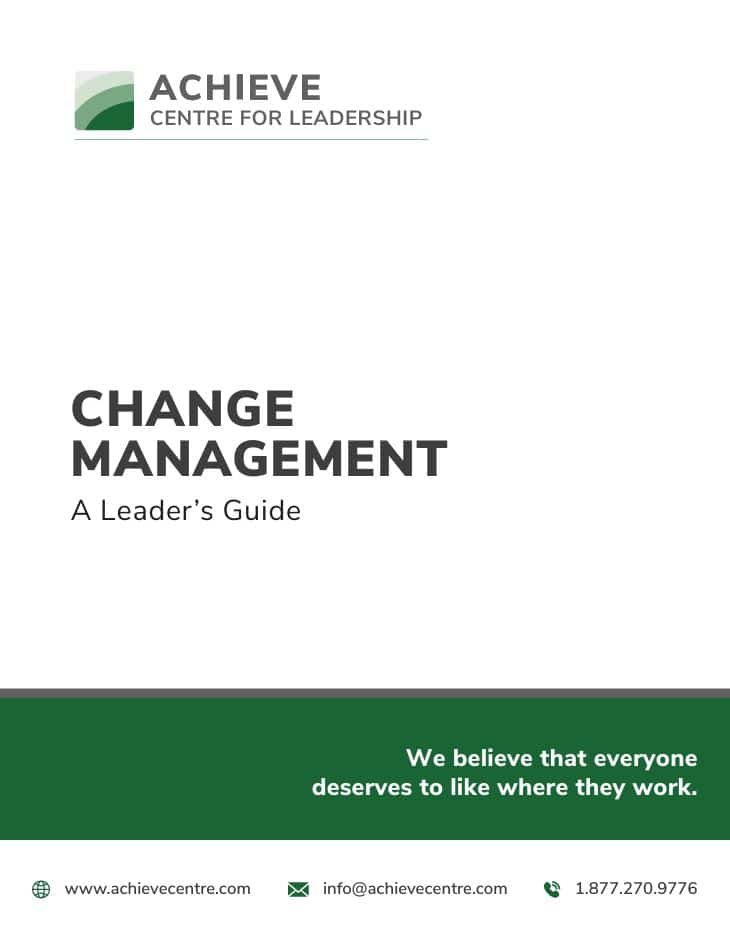  Change Management Book Cover