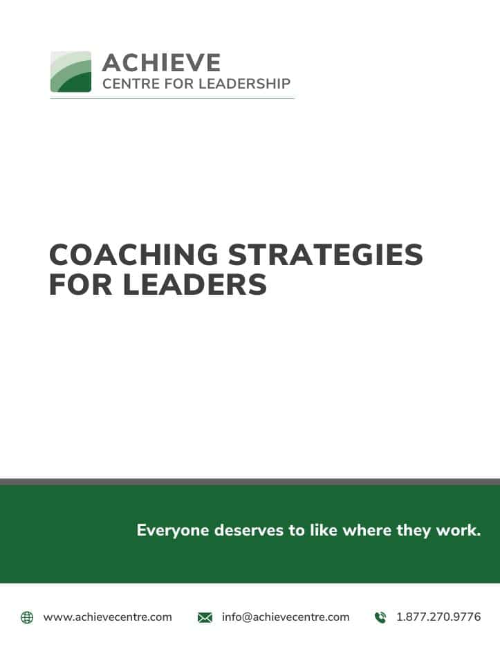  Coaching Strategies for Leaders Book Cover