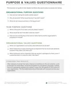 Purpose & Values Questionnaire Icon