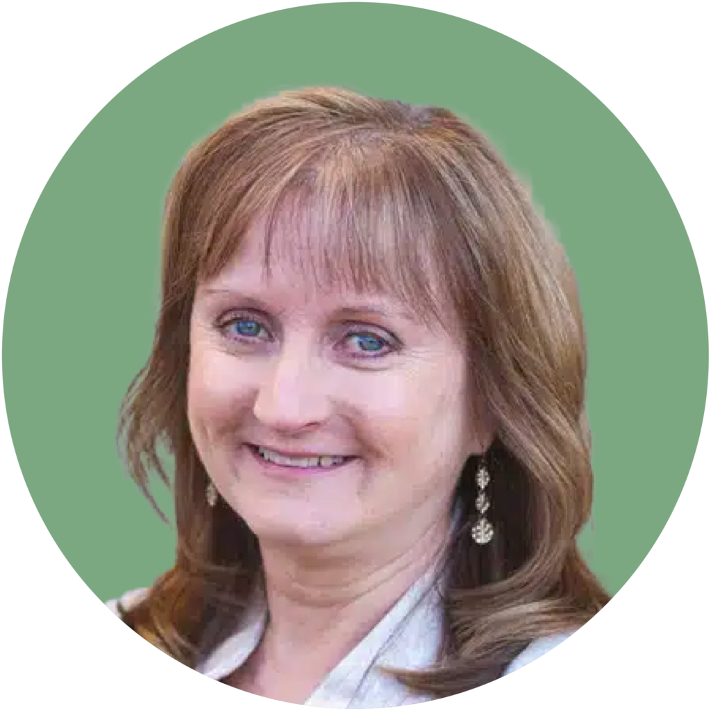 Delayne Hogan head shot photo in green circle