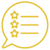 Yellow icon for chat