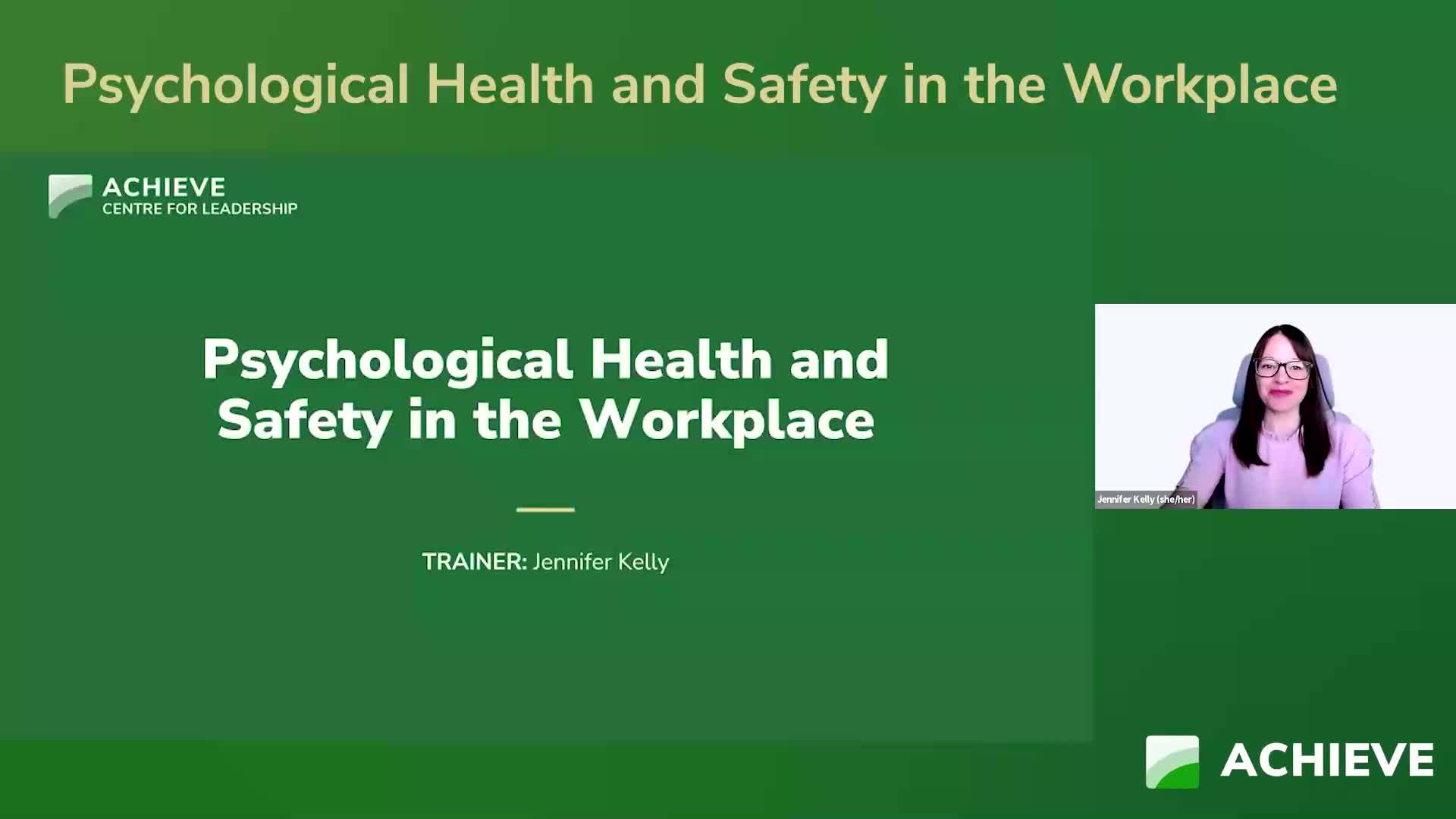 Psychological Health and Safety in the Workplace Part 1 of 1 Product Image