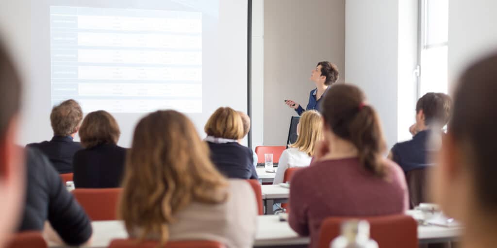 Photo of certificate program on location