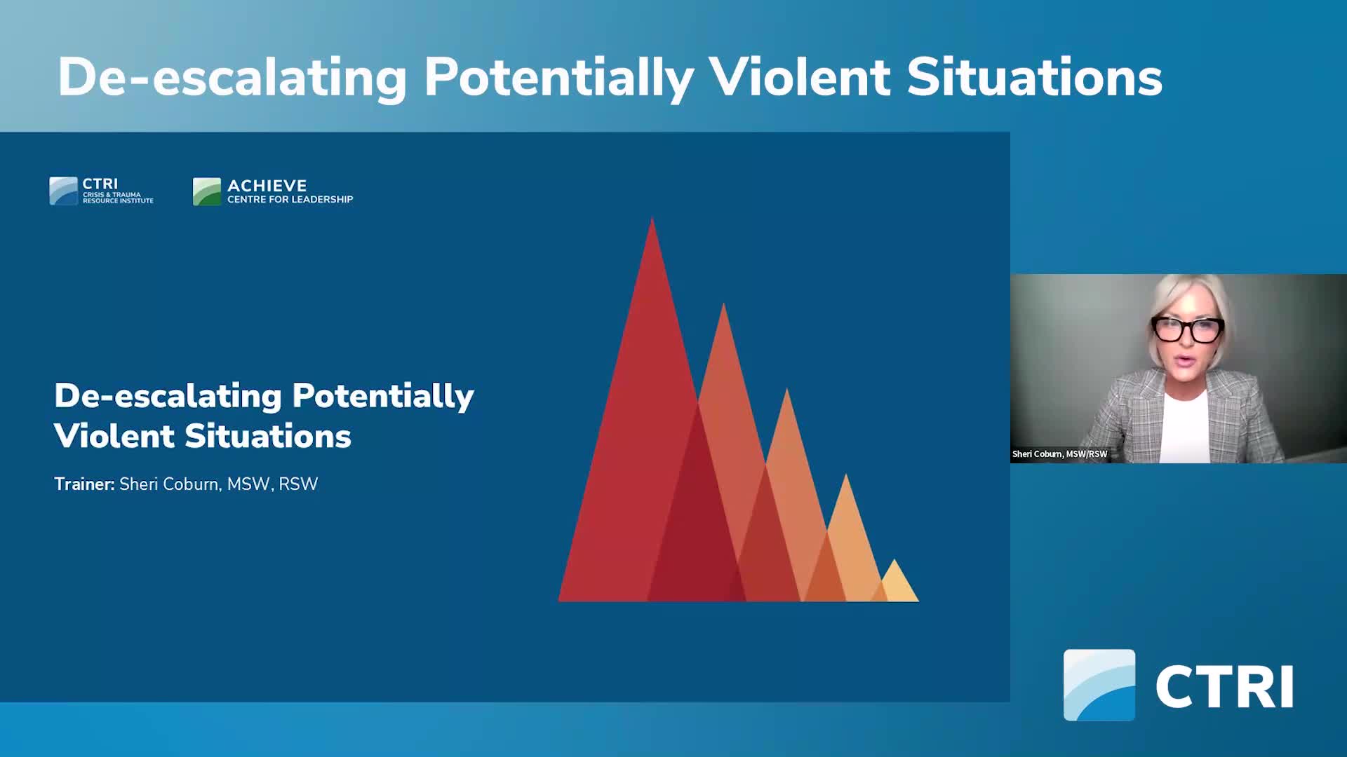 De-escalating Potentially Violent Situations Part 1 of 1 Product Image