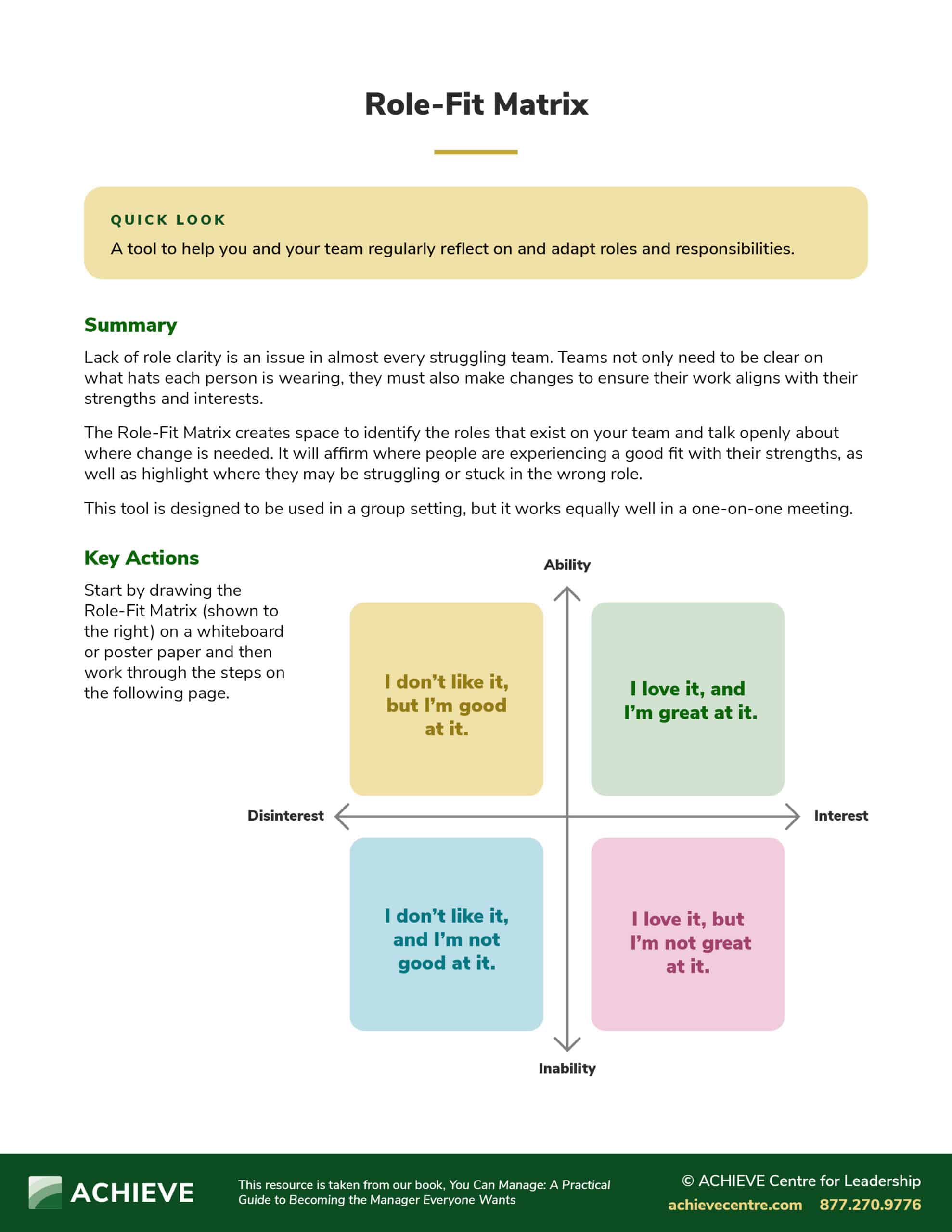 Role Fit Matrix Icon